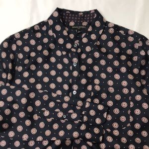 Banana republic  silk Button up blouse